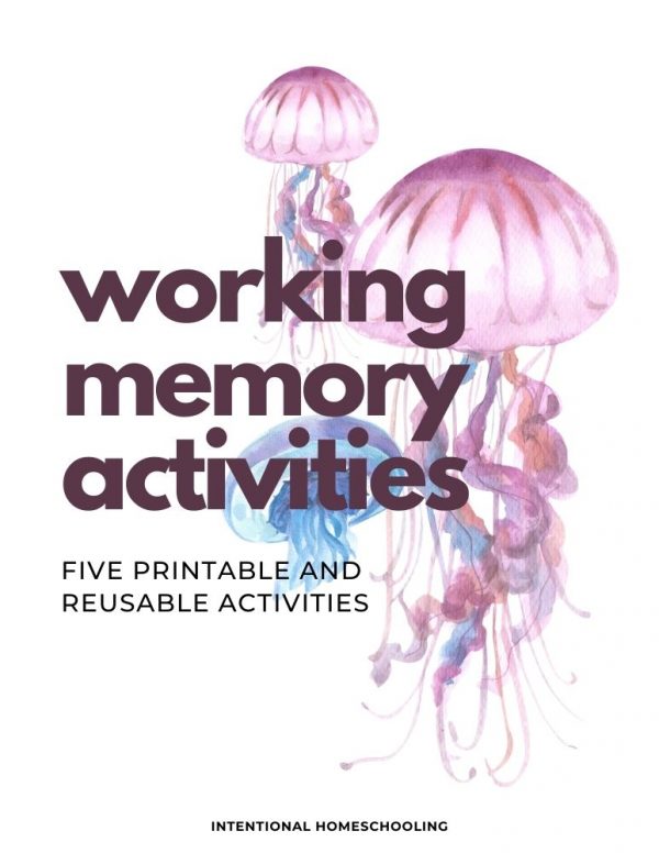 Working Memory Printable and Reusable Activities for Elementary and Middle Grades to Improve Working Memory
