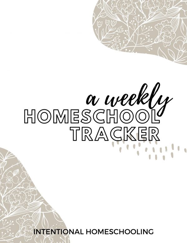 Homeschool Weekly Tracker