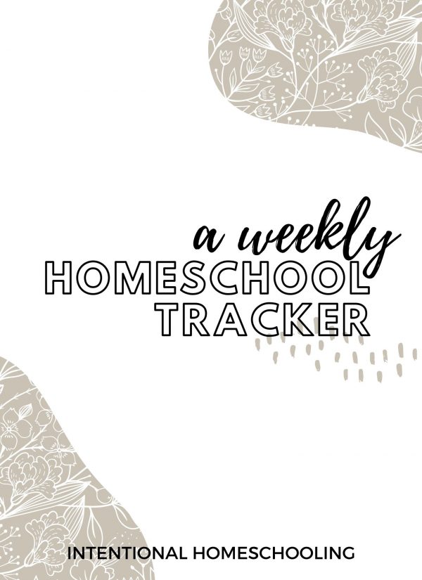 Homeschool Weekly Tracker