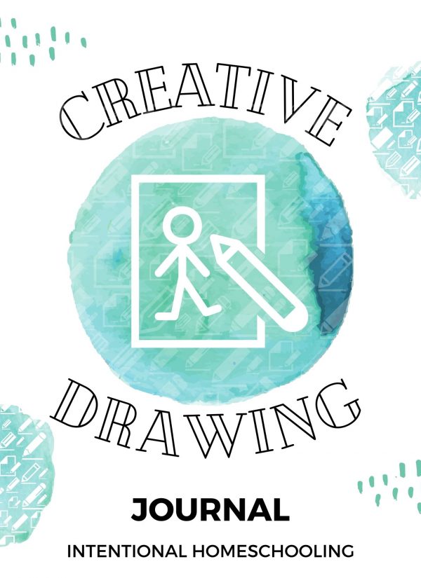 Creative Drawing Journal - 50 drawing prompts are included in this journal for kids
