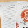 Creative Writing Journal - over 50 writing prompts are included in this journal for kids