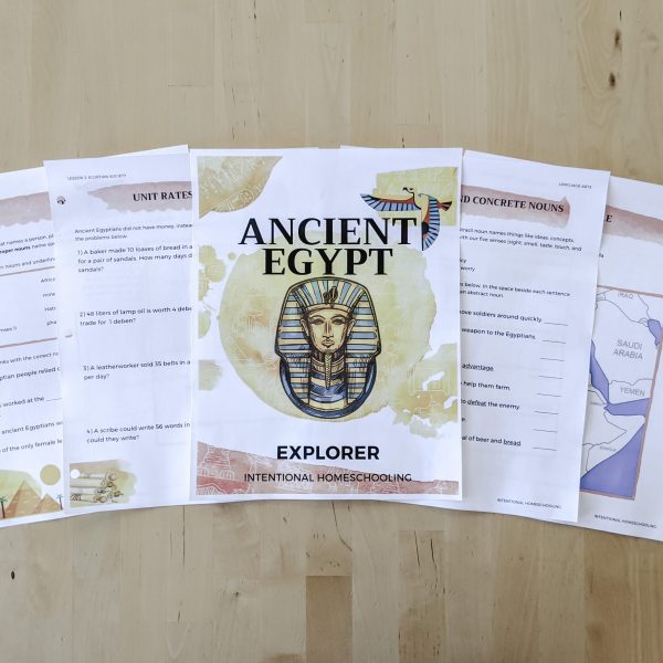 Ancient Egypt Unit Study - printable unit study for grades 1-6