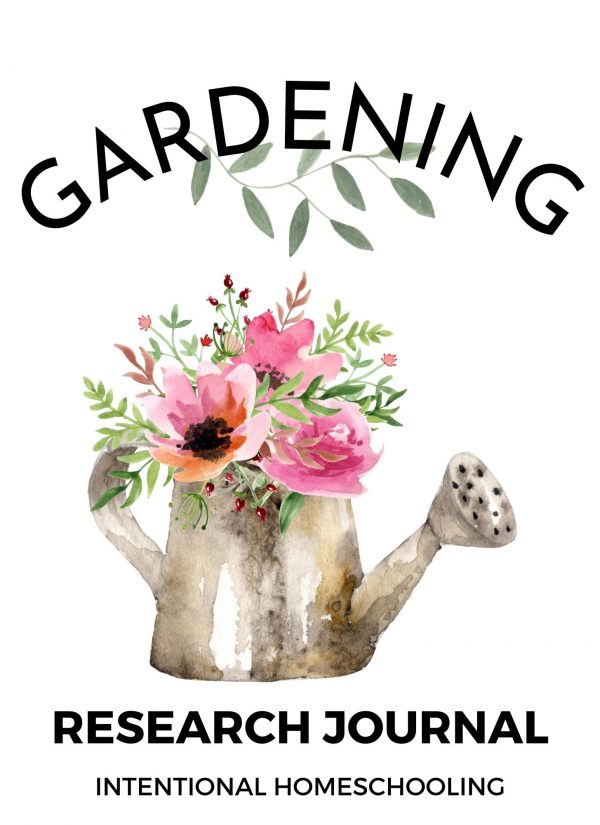Gardening Research Unit - a fun gardening journal for kids to learn more about gardening and document their progress