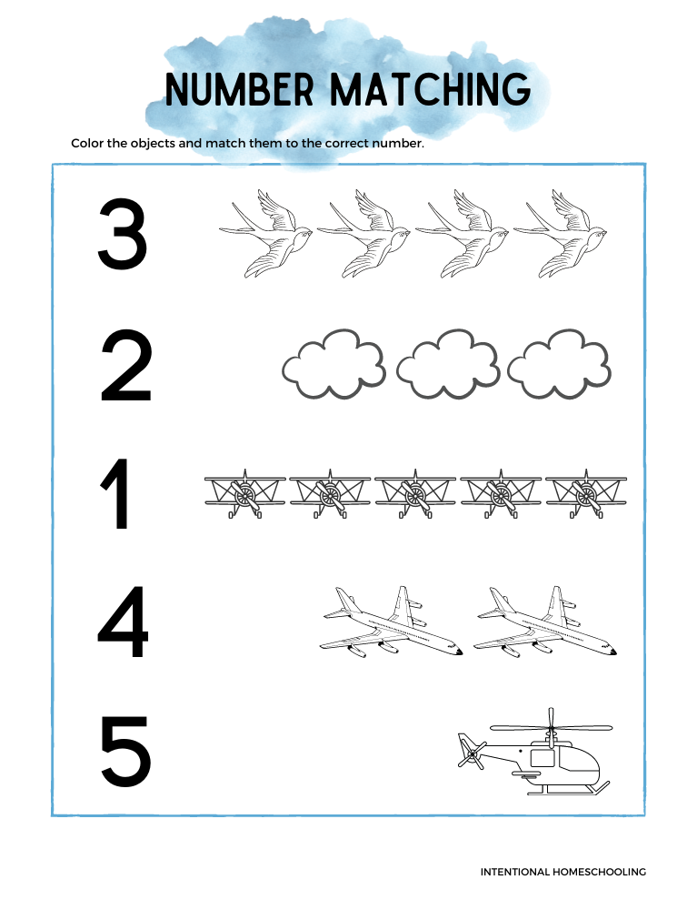 Flight Primary Journal - Homeschool Preschool Journal