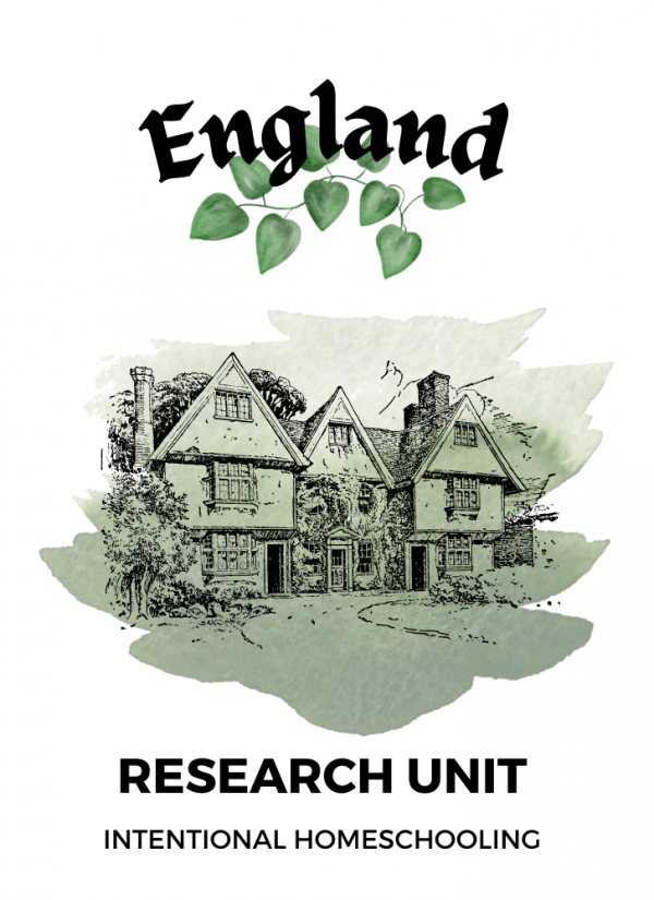 England Research Unit - Homeschool Unit Study