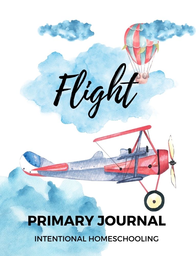 Flight Primary Journal - Homeschool Preschool Journal