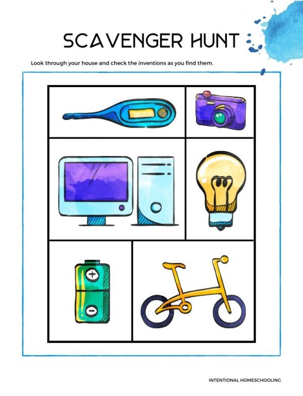 Inventors Primary Journal - Homeschool Preschool Journal - Intentional Homeschooling