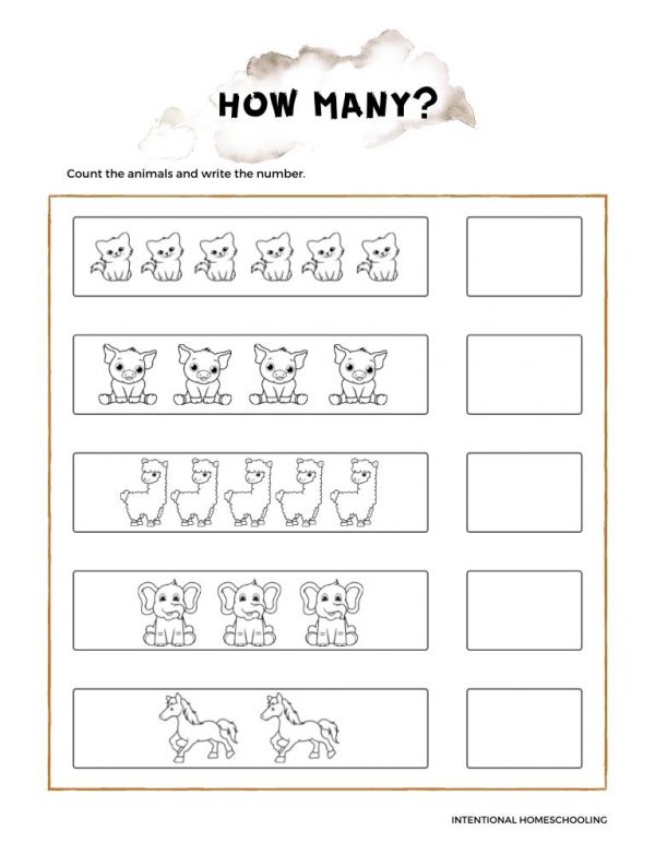 Mammals Primary Journal - Homeschool Preschool Journal - Intentional Homeschooling