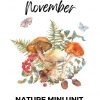 November Nature Mini Unit covering fungi, mushrooms, moss, lichen and weather - Intentional Homeschooling