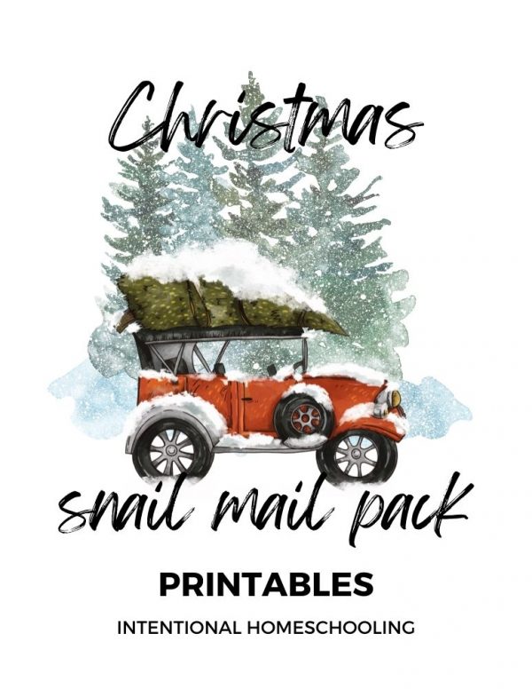 Christmas Themed Snail Mail Printable Pack