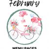 February Menu Pages - Intentional Homeschooling