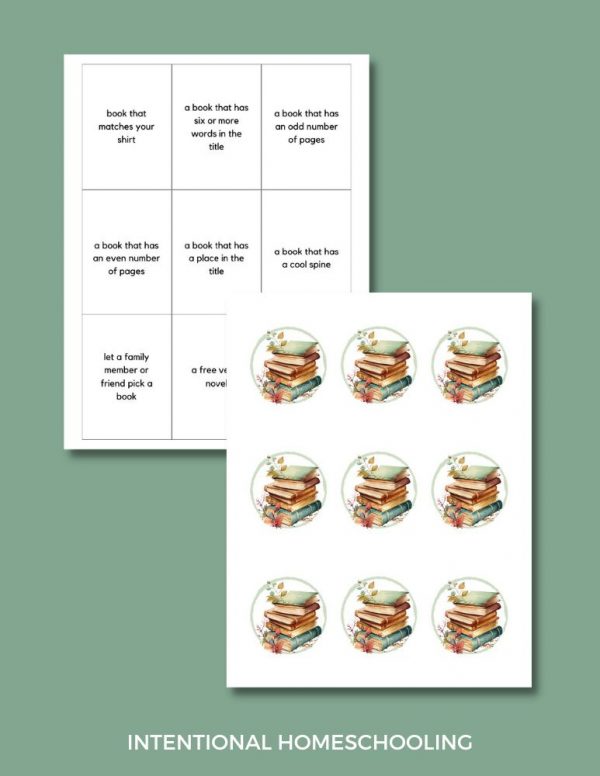 Kids Reading Prompt Cards